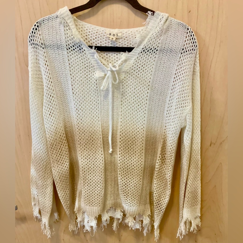 POL Cream Knit Sweater